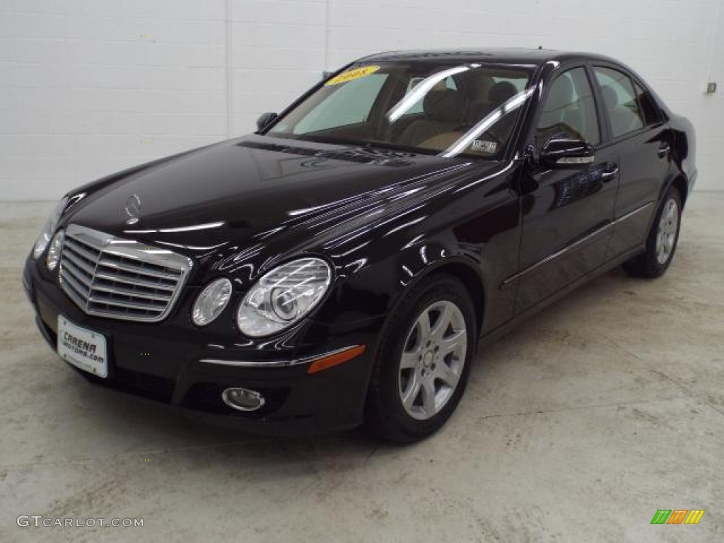 2008 E 320 BlueTEC Sedan - Black / Cashmere photo #9