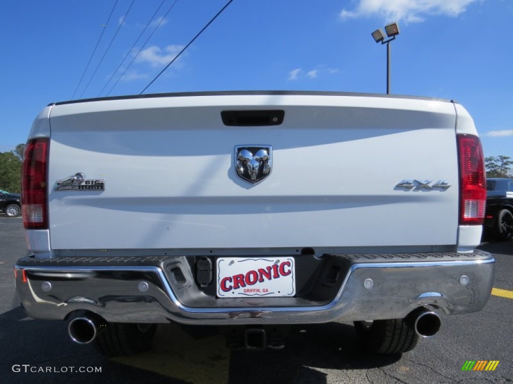 2014 1500 Big Horn Crew Cab 4x4 - Bright White / Black/Diesel Gray photo #6