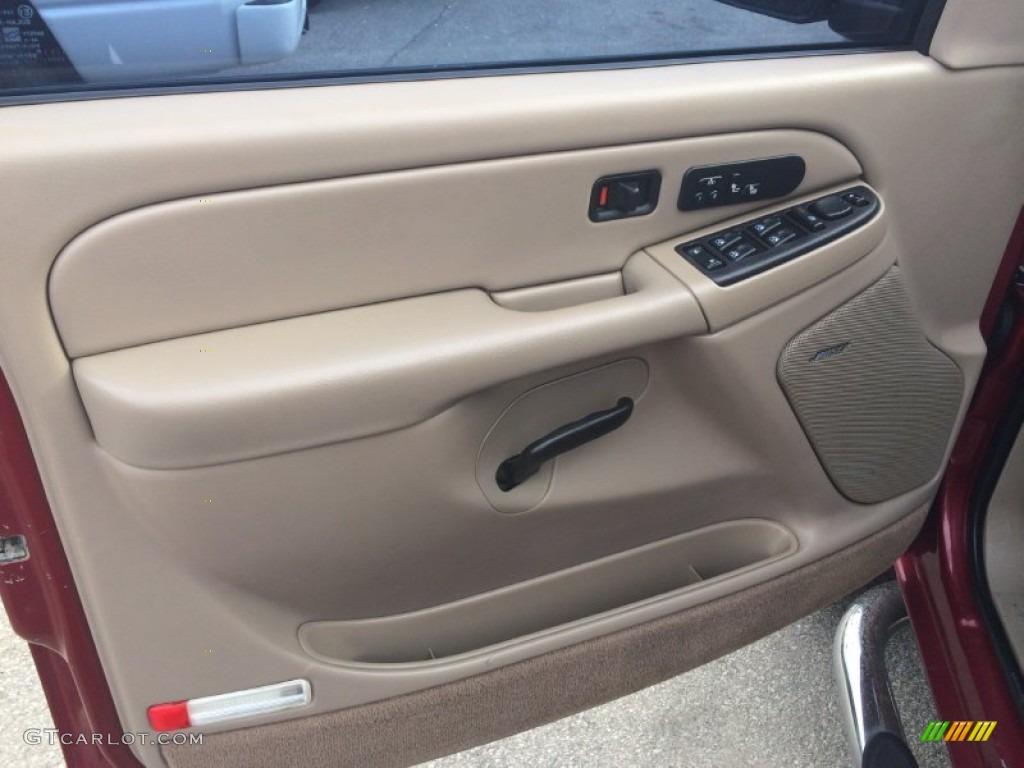 2004 Chevrolet Silverado 2500HD LT Crew Cab 4x4 Tan Door Panel Photo #91288743