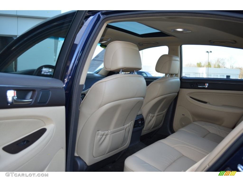2010 Hyundai Genesis 3.8 Sedan Rear Seat Photo #91289658