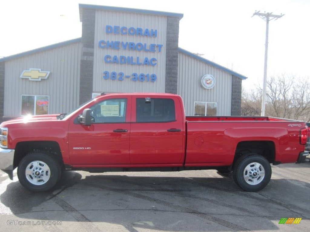 2015 Silverado 2500HD LT Crew Cab 4x4 - Victory Red / Jet Black photo #1