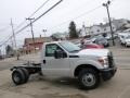 2014 Oxford White Ford F350 Super Duty XL Regular Cab Dually Chassis  photo #4