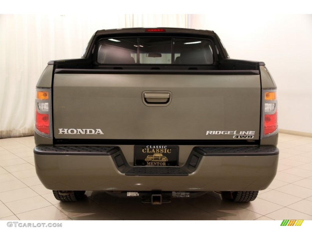 2007 Ridgeline RTS - Aberdeen Green Metallic / Gray photo #25