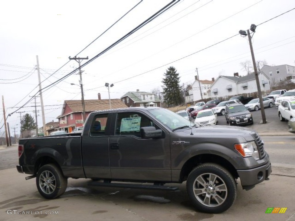 2014 F150 STX SuperCab 4x4 - Sterling Grey / Black photo #4