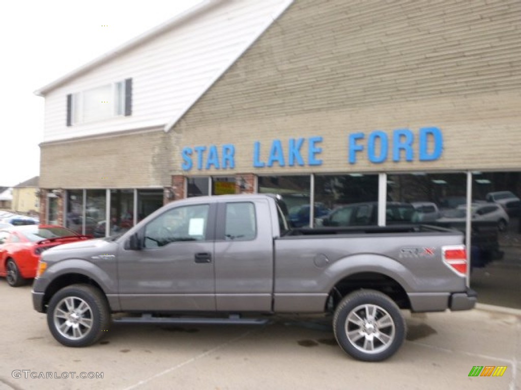 2014 F150 STX SuperCab 4x4 - Sterling Grey / Black photo #7