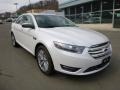 2013 White Platinum Tri-Coat Ford Taurus Limited  photo #8