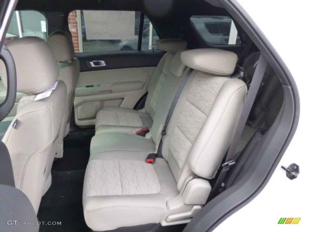 Medium Light Stone Interior 2014 Ford Explorer 4WD Photo #91292681