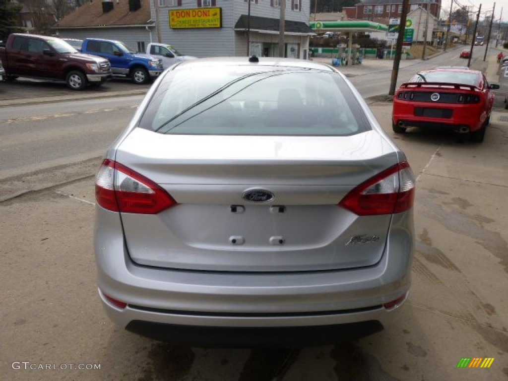 2014 Fiesta S Sedan - Ingot Silver / Charcoal Black photo #6