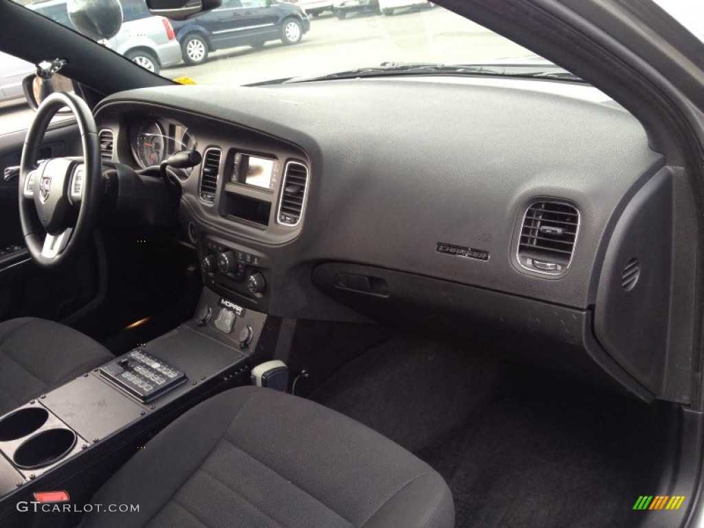 2012 Dodge Charger Police Black Dashboard Photo #91293452