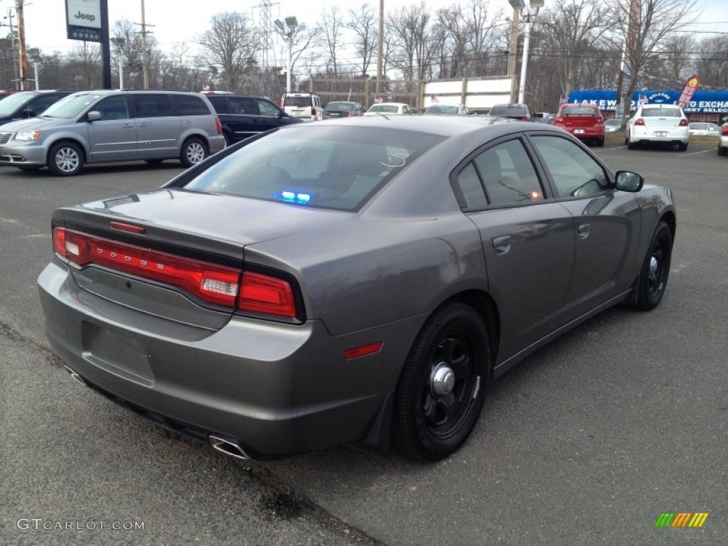 2012 Charger Police - Tungsten Metallic / Black photo #14