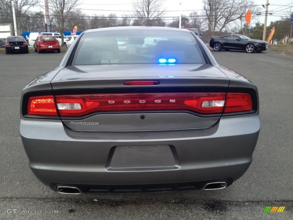 2012 Charger Police - Tungsten Metallic / Black photo #15