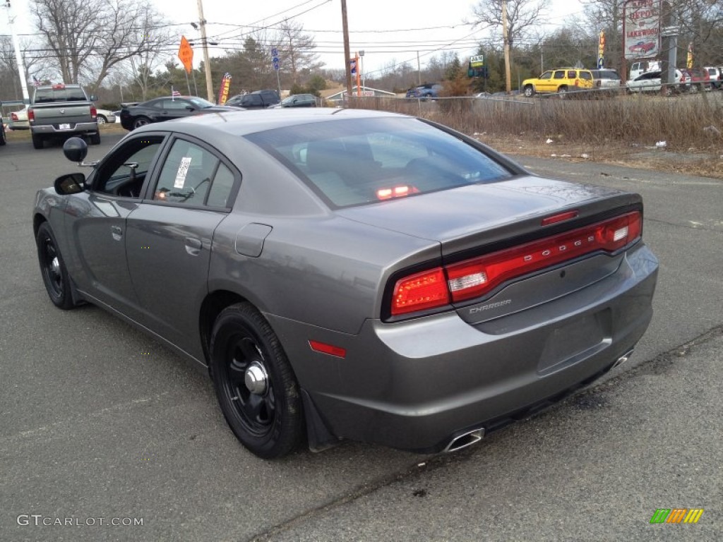 2012 Charger Police - Tungsten Metallic / Black photo #16