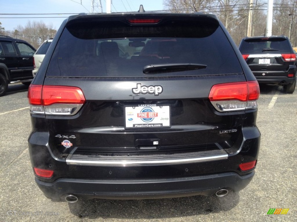 2014 Grand Cherokee Limited 4x4 - Brilliant Black Crystal Pearl / New Zealand Black/Light Frost photo #5