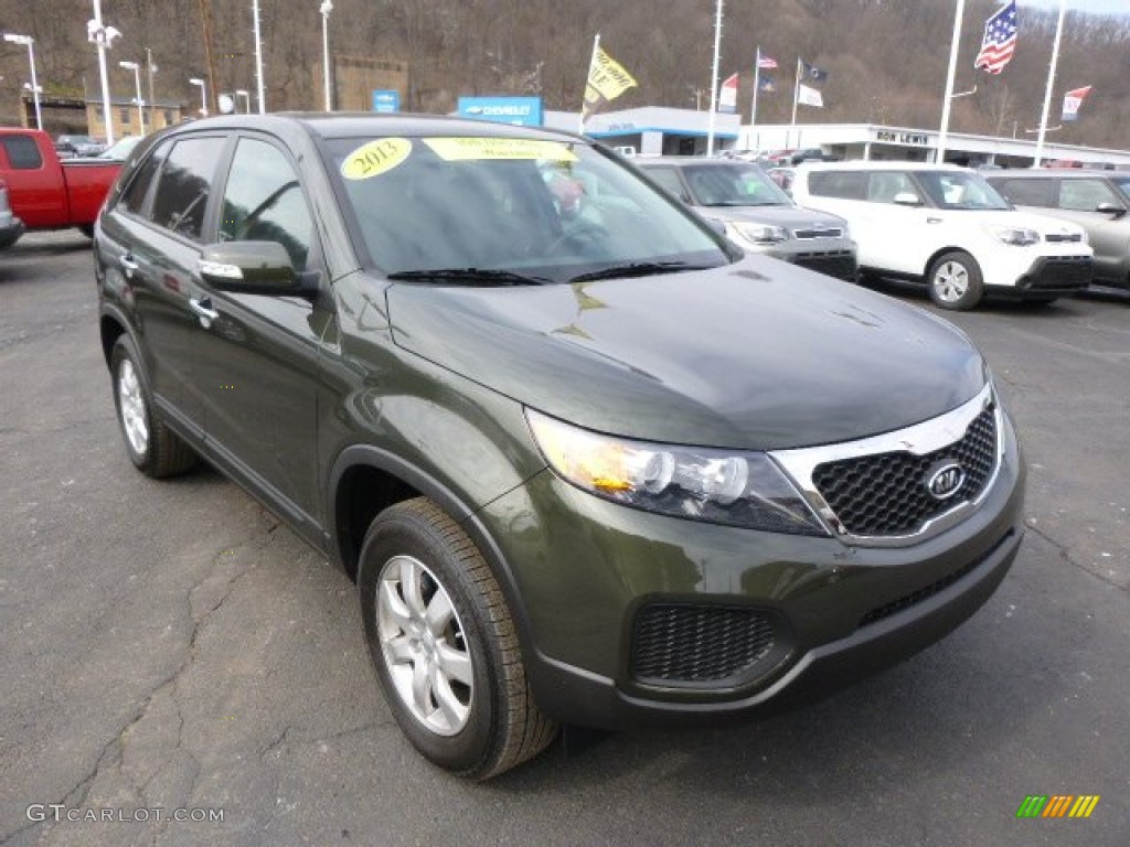 Tuscan Olive 2013 Kia Sorento LX Exterior Photo #91296132