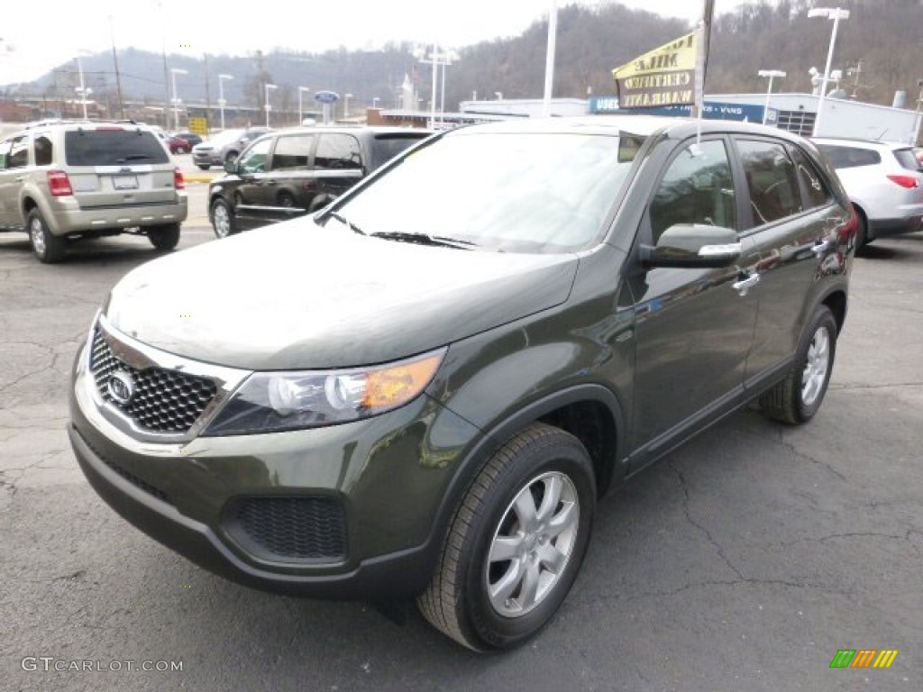 2013 Sorento LX - Tuscan Olive / Gray photo #4