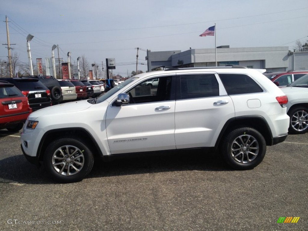2014 Grand Cherokee Limited 4x4 - Bright White / Morocco Black photo #3