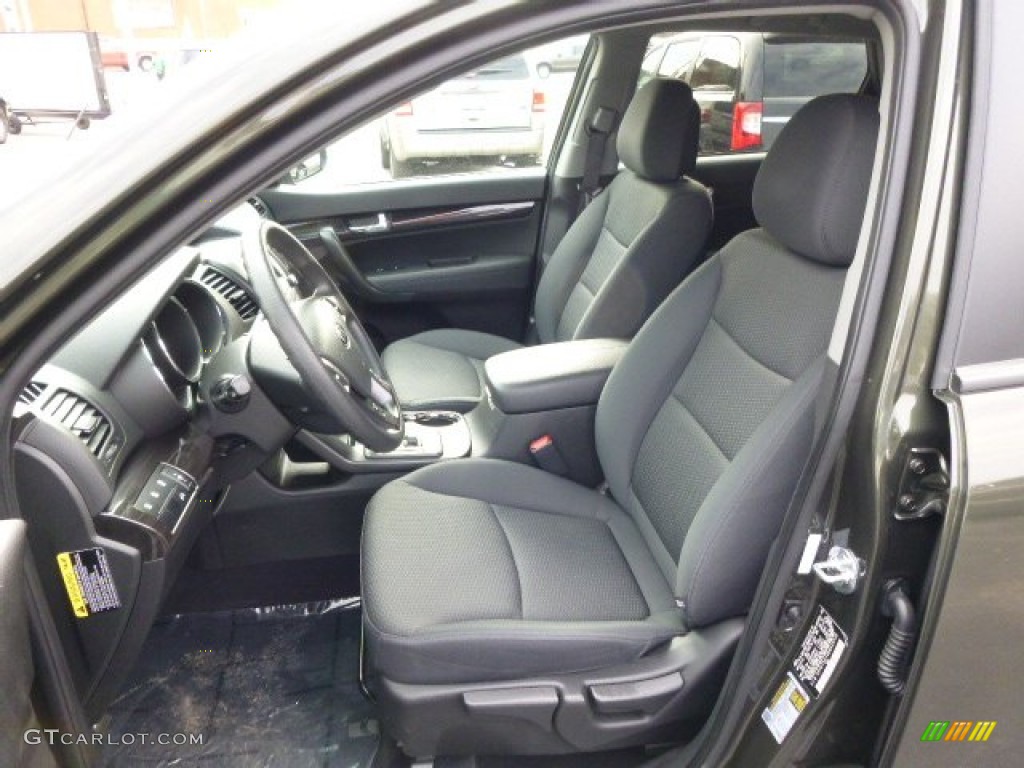 Gray Interior 2013 Kia Sorento LX Photo #91296404