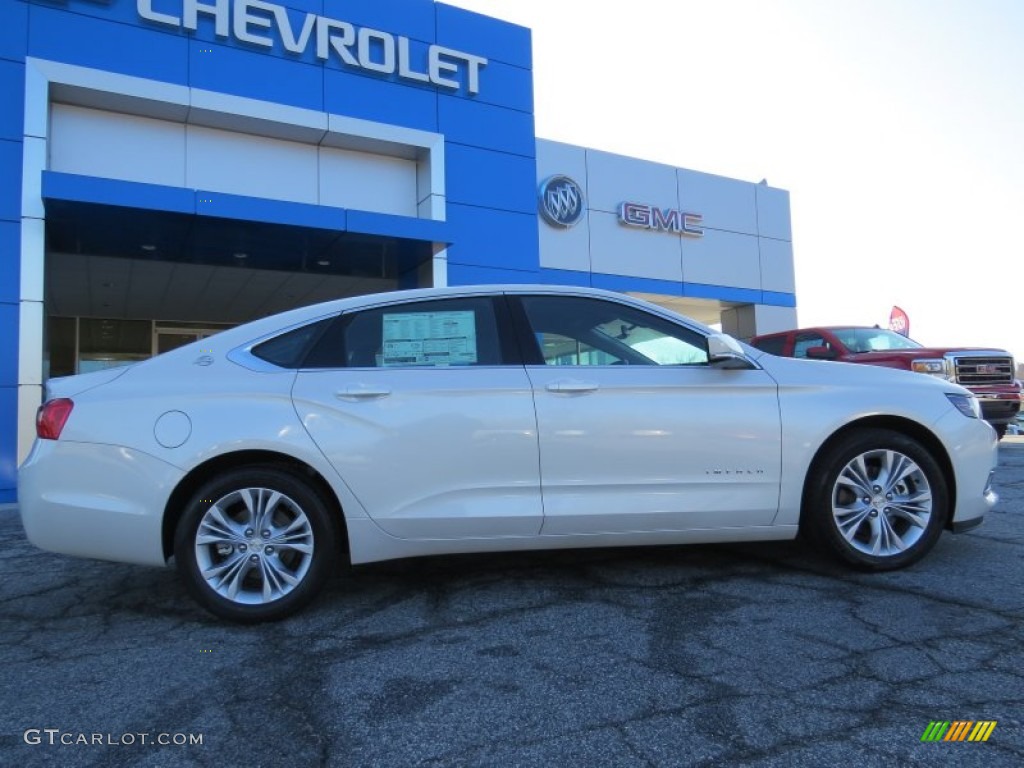 2014 Impala LT - White Diamond Tricoat / Jet Black photo #8