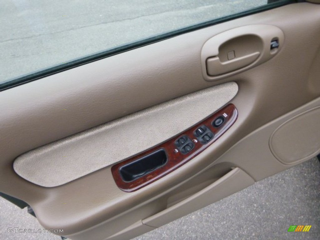 2001 Sebring LX Sedan - Shale Green Metallic / Taupe photo #11