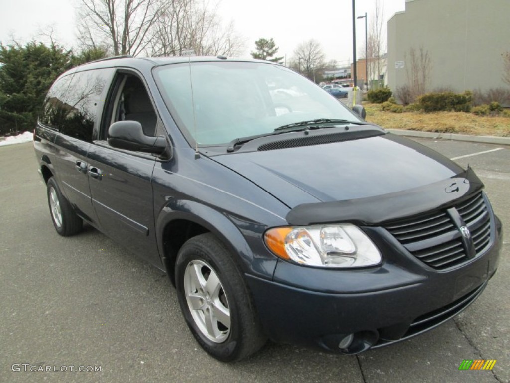 Modern Blue Pearl 2007 Dodge Grand Caravan SXT Exterior Photo #91301156