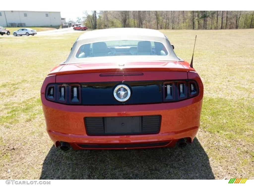 2013 Mustang V6 Premium Convertible - Red Candy Metallic / Stone photo #25
