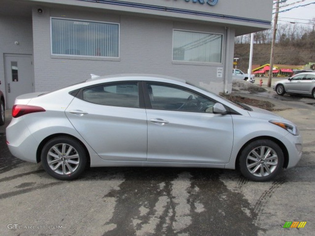 2014 Elantra SE Sedan - Silver / Gray photo #2