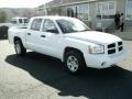 2007 Bright White Dodge Dakota ST Quad Cab 4x4  photo #6