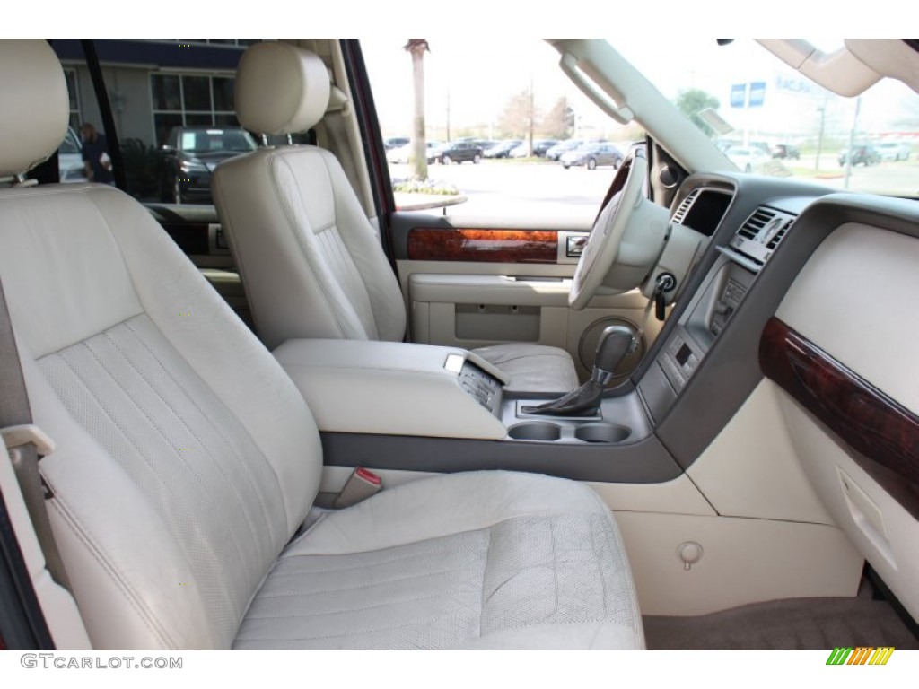 2004 Navigator Luxury - Merlot Red Metallic / Light Parchment photo #19