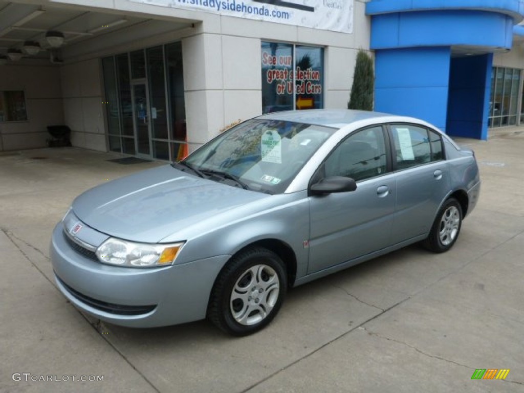 2003 ION 2 Sedan - Silver Blue / Gray photo #1