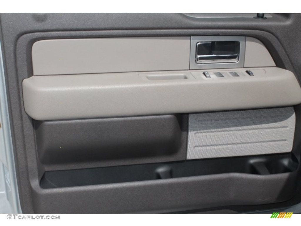2010 F150 XL SuperCab - Ingot Silver Metallic / Medium Stone photo #13