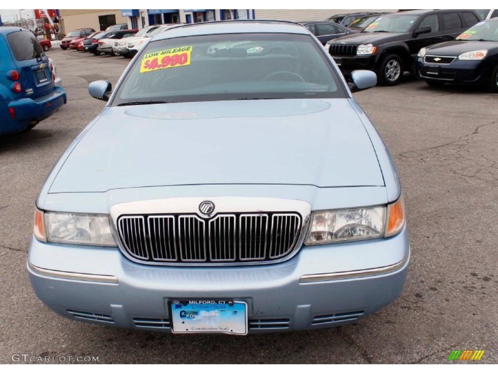 2001 Grand Marquis GS - Light Blue Metallic / Deep Slate Blue photo #2