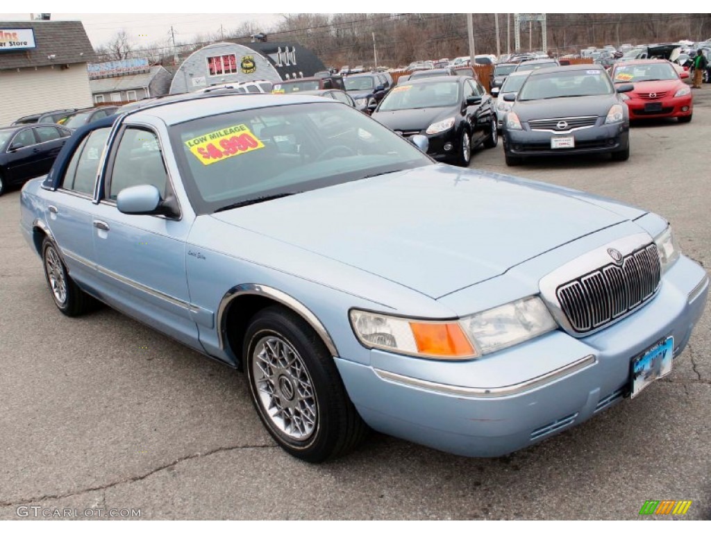 2001 Grand Marquis GS - Light Blue Metallic / Deep Slate Blue photo #3