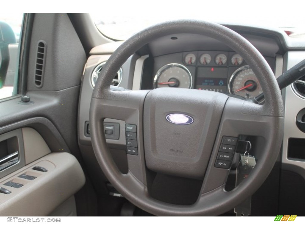 2010 F150 XL SuperCab - Ingot Silver Metallic / Medium Stone photo #28