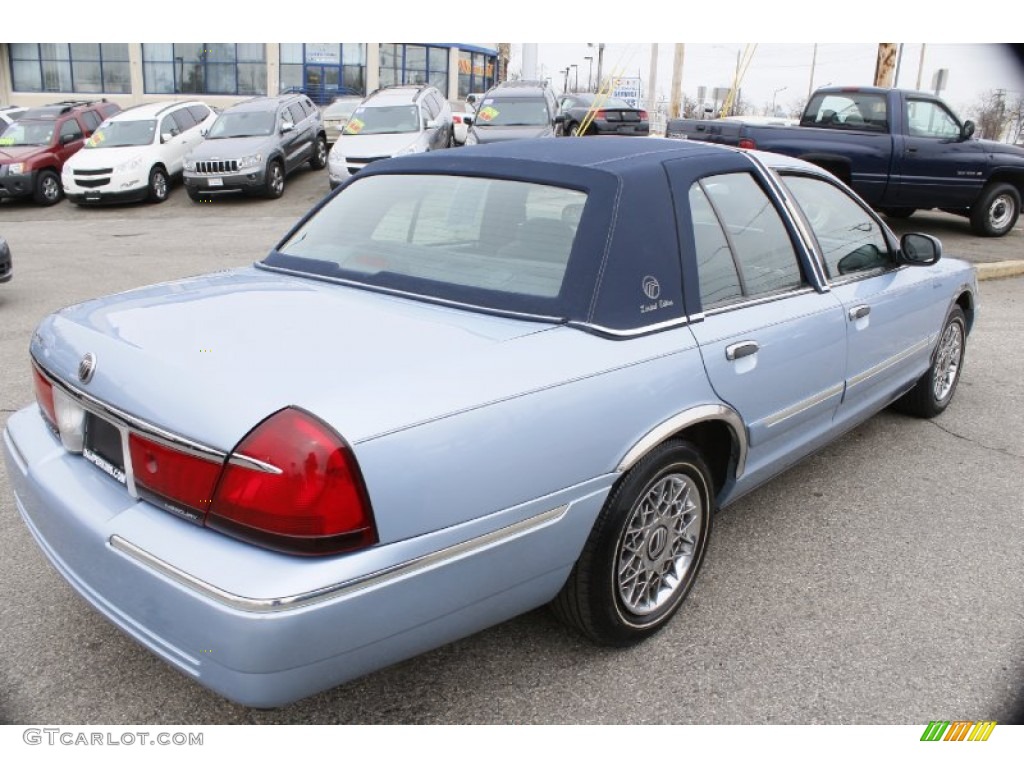 2001 Grand Marquis GS - Light Blue Metallic / Deep Slate Blue photo #6