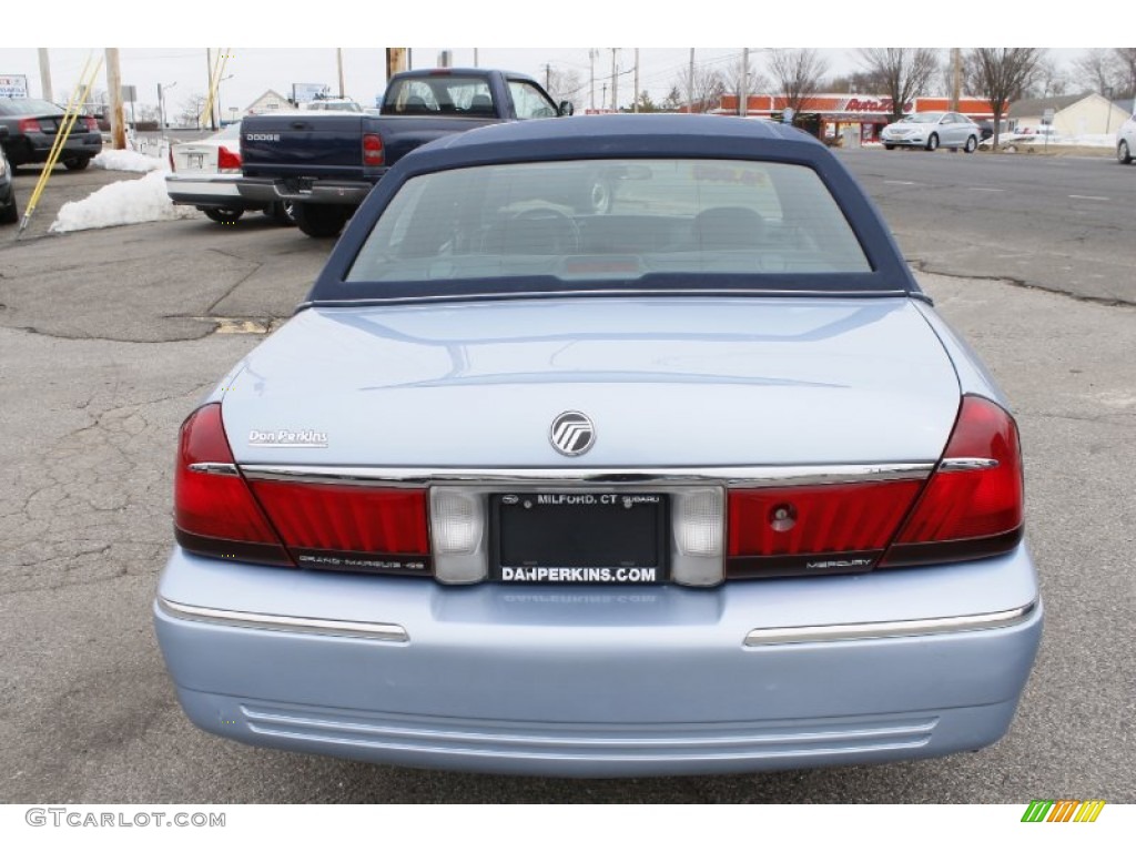 2001 Grand Marquis GS - Light Blue Metallic / Deep Slate Blue photo #7