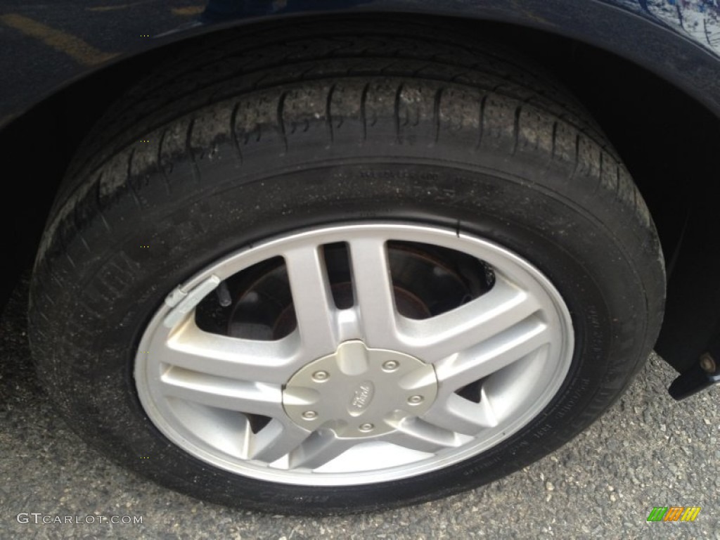 2004 Focus ZTS Sedan - Twilight Blue Metallic / Medium Parchment photo #6