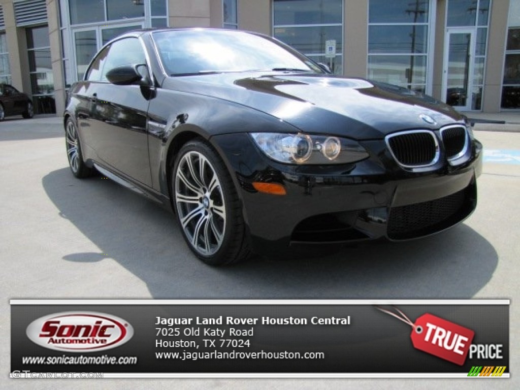 2012 M3 Convertible - Jet Black / Fox Red/Black/Black photo #1
