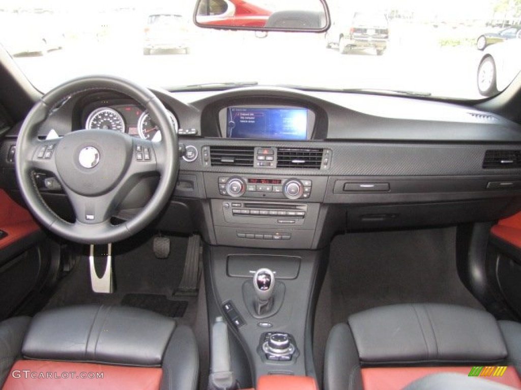2012 BMW M3 Convertible Fox Red/Black/Black Dashboard Photo #91308246