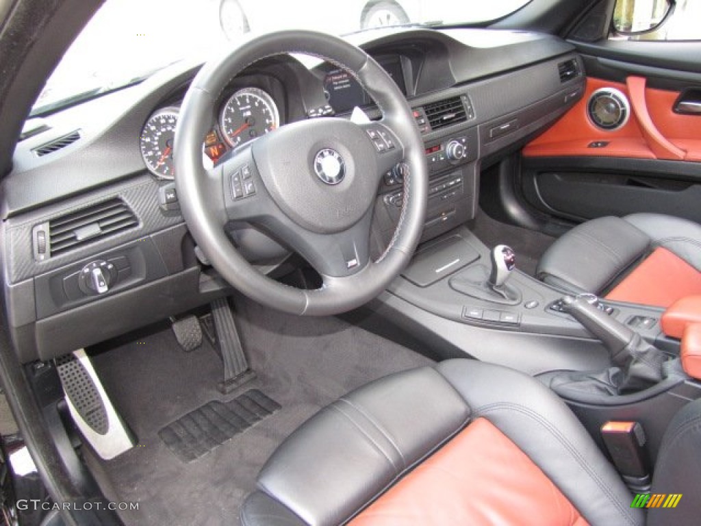 Fox Red/Black/Black Interior 2012 BMW M3 Convertible Photo #91308630