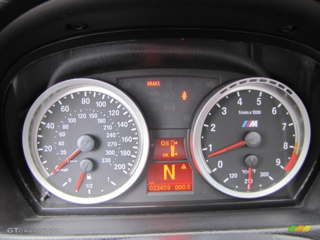 2012 BMW M3 Convertible Gauges Photo #91308704