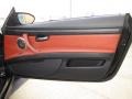 Fox Red/Black/Black 2012 BMW M3 Convertible Door Panel