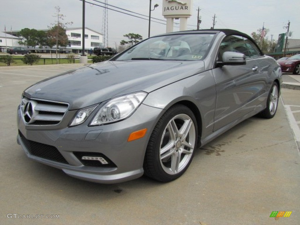 Palladium Silver Metallic 2011 Mercedes-Benz E 550 Cabriolet Exterior Photo #91309587