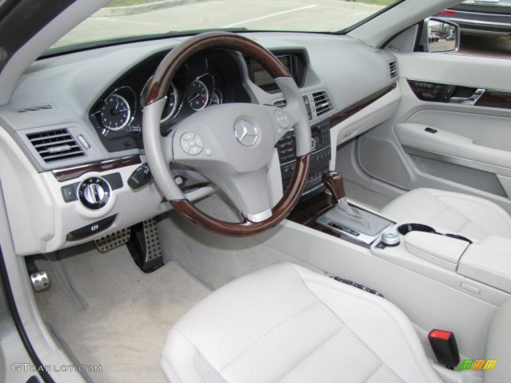 Ash/Dark Grey Interior 2011 Mercedes-Benz E 550 Cabriolet Photo #91309711