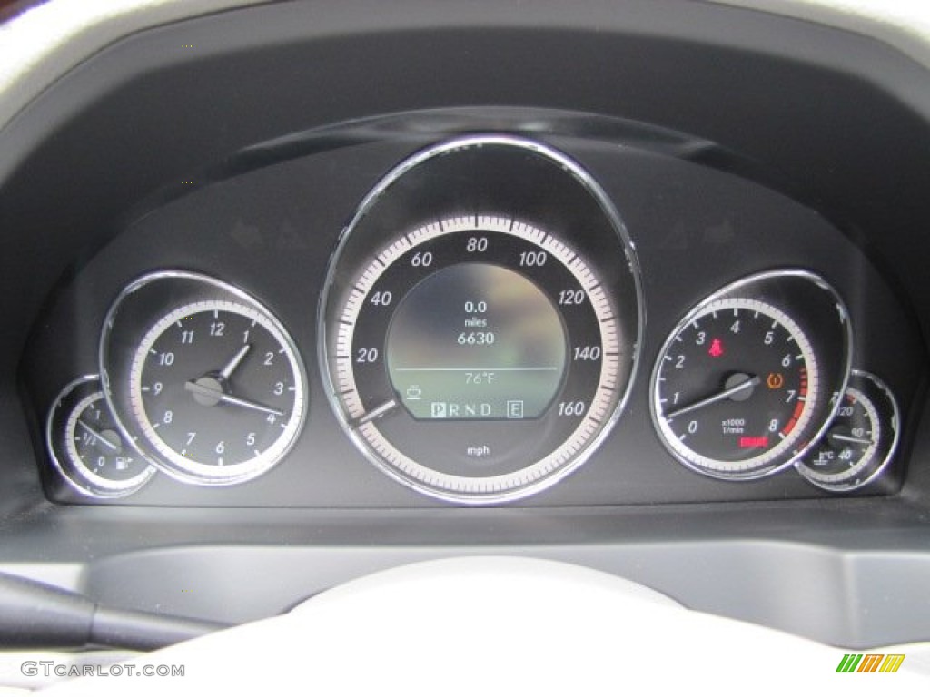 2011 Mercedes-Benz E 550 Cabriolet Gauges Photo #91309803