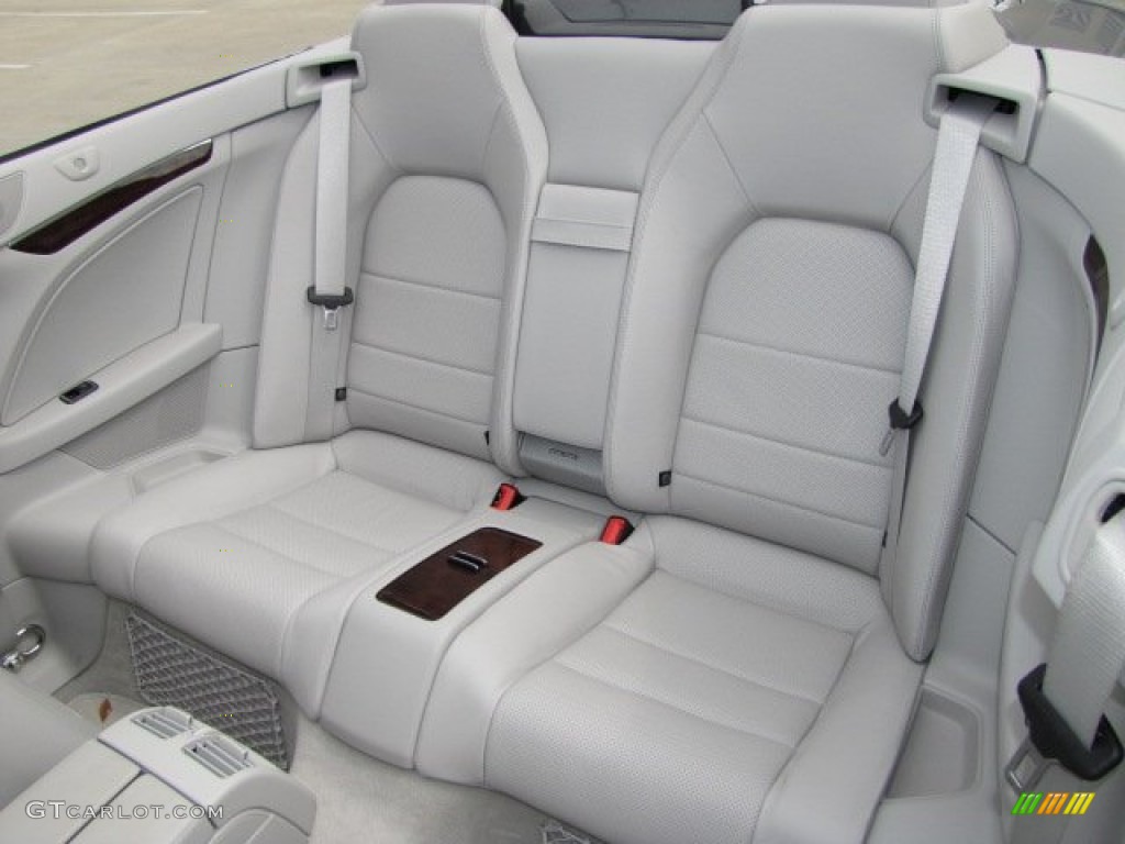 Ash/Dark Grey Interior 2011 Mercedes-Benz E 550 Cabriolet Photo #91310133