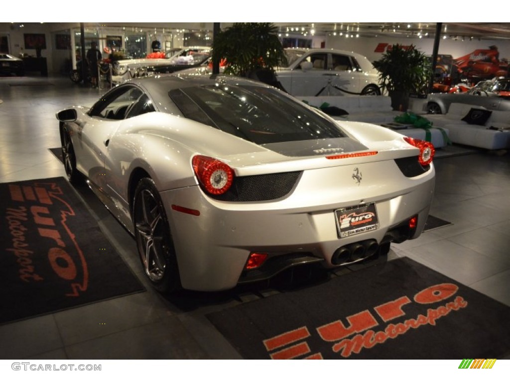 2012 458 Italia - Argento Nurburgring (Silver Metallic) / Grigio Scuro photo #5