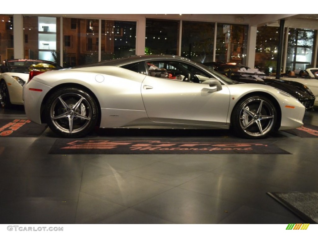 2012 458 Italia - Argento Nurburgring (Silver Metallic) / Grigio Scuro photo #7