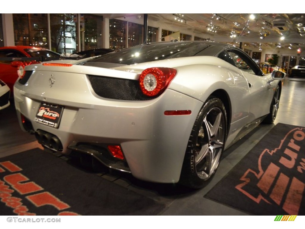 2012 458 Italia - Argento Nurburgring (Silver Metallic) / Grigio Scuro photo #10