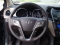 Beige 2014 Hyundai Santa Fe Limited Steering Wheel
