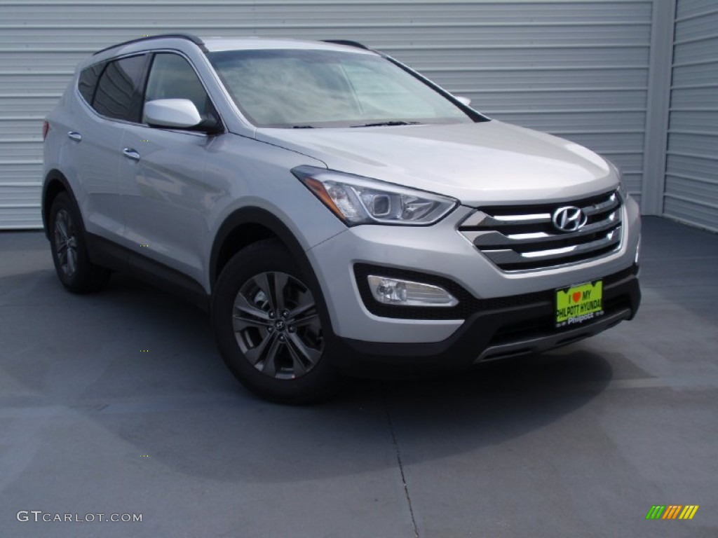 Moonstone Silver Hyundai Santa Fe Sport